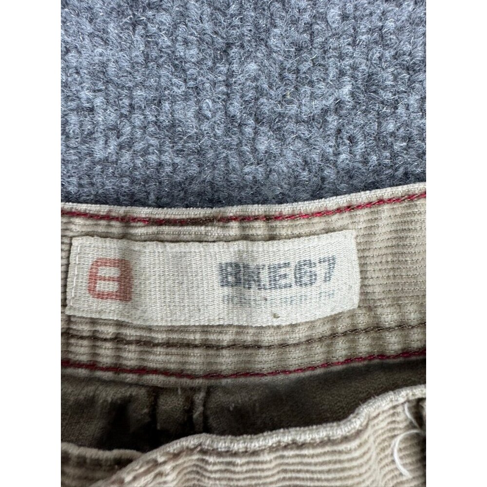 BKE67 Cargo Pants Men's 32 (W31 x L31) Brown Corduroy Raton Straight Leg Relaxed - Picture 2 of 8